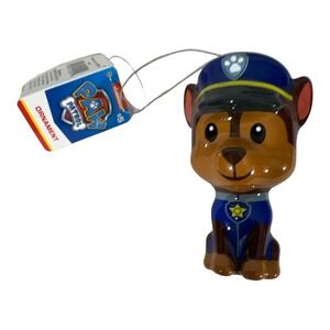 Nickleodeon Paw Patrol Decoupage‎ 4" Christmas ornament CHASE NEW